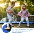 thumbnail image 3 of Spaco 16 Feet Waterproof and Tear-Resistant Universal Trampoline Safety Pad Spring Cover-Blue, Bounce Trampoline for Outdoor as Garden, Park, 3 of 10