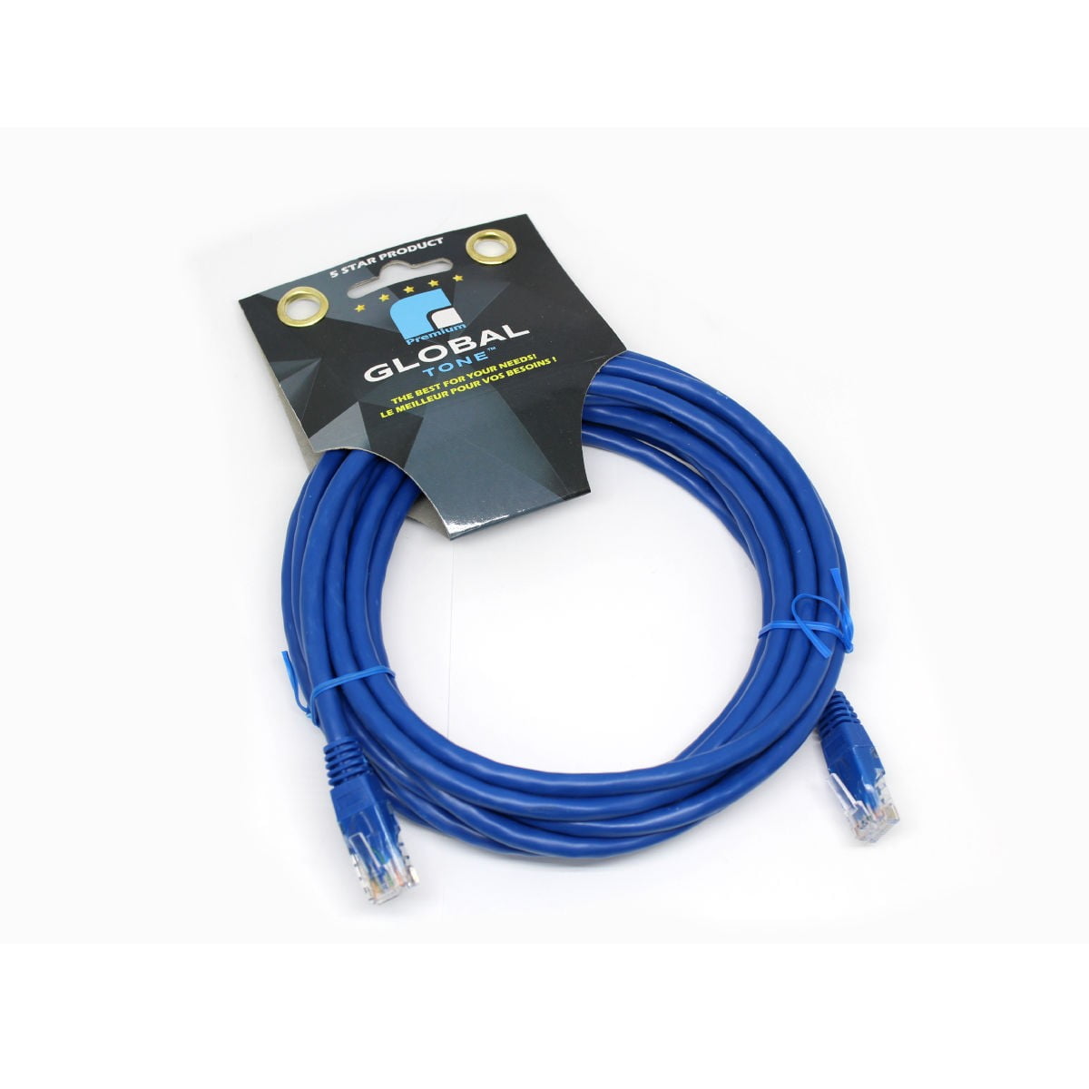 GlobalTone 14ft CAT6 Network Cable T568B Blue Walmart Canada
