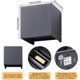 thumbnail image 1 of Luces LED cúbicas hacia arriba y hacia abajo, luces de pared para exteriores, cuerpo de aluminio, lámparas de pared para exteriores impermeables, luminaria para exteriores, 1 of 4