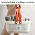 thumbnail image 5 of Apmemiss Clearance Plastic Portable Shower Caddy, Bathroom Shower Caddy Basket Tote with Handle For Collage Dorm Camp Travel, 5 of 6