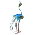 thumbnail image 3 of Maceta de hierro con forma de pavo real, ideal para plantas suculentas, decoración de interiores y exteriores., 3 of 14