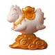 thumbnail image 4 of Estatua de caballo pequeña figura de resina dibujos animados Feng Shui regalo año del caballo decoración Lingote de oro, 4 of 9