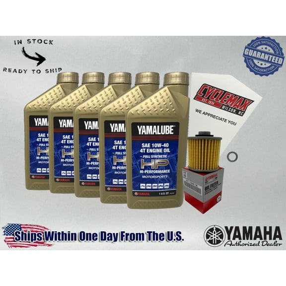 Cyclemax FS Yamalube Oil Change Kit fits 1999-2009 Yamaha V-STAR 1100 CLASSIC