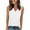 White, variant on VBTAPA V Neck Tank Tops for Women Sleeveless T Shirt Solid Casual Summer Tanks Wide Straps Camisole Undershirts Wine S