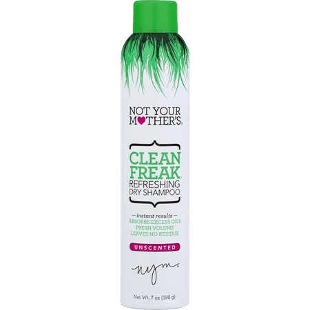 Not Your Mother's Clean Freak Refreshing Dry Shampoo Spray, Unscented, 7