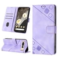 thumbnail image 1 of Compatible with Google Pixel 7 Pro Classic Embossed PU Leather Case with Card Holder Shockproof Cover, 1 of 5