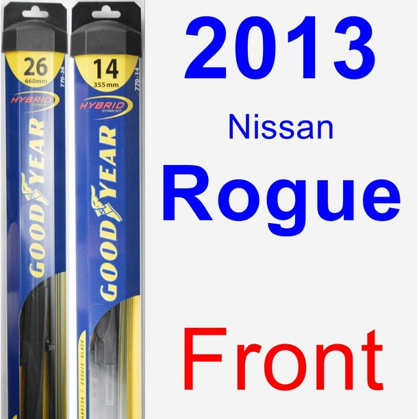 2013 Nissan Rogue Wiper Blade Set/Kit (Front) (2 Blades) Hybrid