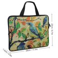 thumbnail image 2 of AWERP Blue Bird Tree Branch Leaves Laptop Bag Tablet Cover Neoprene 10inch, 2 of 5