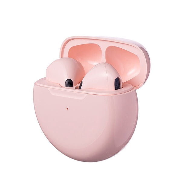 Pro 6 TWS Auriculares Bluetooth Auriculares inalámbricos Auriculares táctiles inteligentes Estéreo HIFI Auriculares deportivos para iPhone 13 Xiaomi Smartphone Tan Jianjun unisex