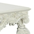 thumbnail image 2 of Ataa 50 Inch Square Coffee Table, Ornate Floral Carvings, Claw Feet, White, 2 of 6