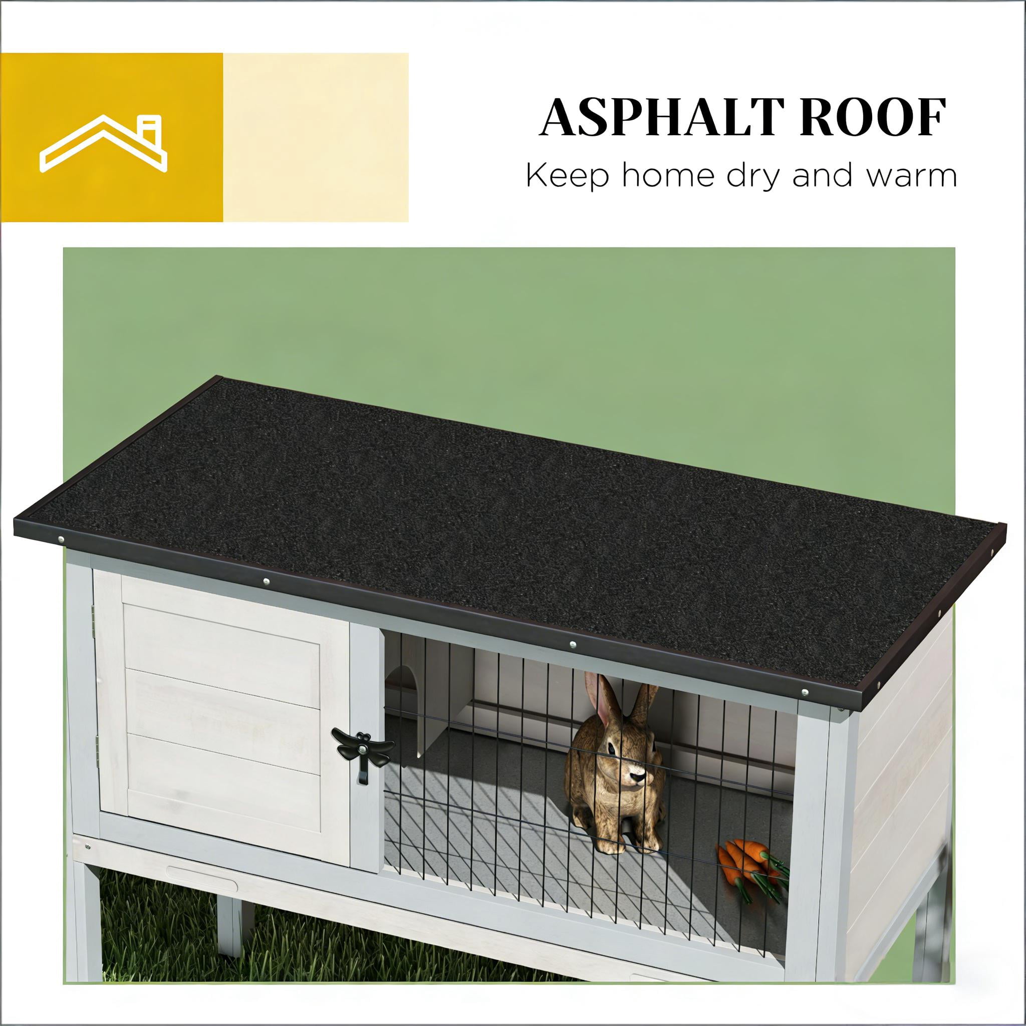 Small Animal Cage Rabbit Hutch, Elevated Rabbit Hutch