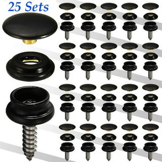 Canvas Snap Kit, 40 Sets Marine Grade Boat Cover Snap Snap Fasteners  Stainless Steel Snap Kit for Boat Cover Furniture 