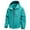 Turquoise, variant on WTOBBY Men's Hooded Mountaineering Jacket, Waterproof Windbreaker for Outdoor Hiking, Unisex Loose Fit Casual Wear for All-Weather Protection,Black L
