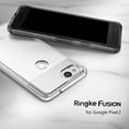 thumbnail image 2 of Ringke Fusion Case Compatible with Google Pixel 2, Transparent PC Back TPU Bumper Drop Protection Phone Cover - Clear, 2 of 9
