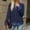 Dark Blue, variant on Collared Sweaters For Women,Pullover Sweaters For Women,Sweater With Denim Trim,Knit Sweater,Women Fall Winter Tops,Casual Long Sleeve Knit Tops