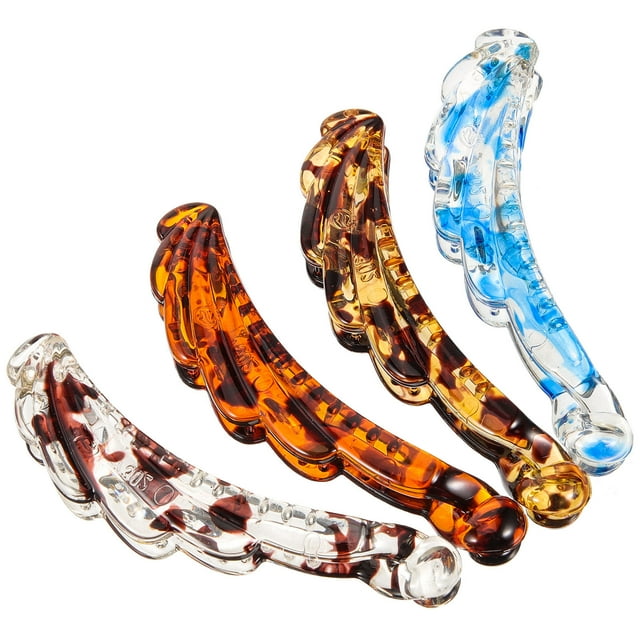 Raindrops 4Ud Peinetas Banana Coloridas Accesorios Para Mujer Versátiles Y