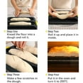 thumbnail image 5 of 4-cavity Silicone Bread Loaf Pan, Nonstick Sourdough Loaf Pan & Heat Resistant Baguette Bread Pan, Bread Pans for Homemade Bread, Silicone Molds for Baking Hoagie Rolls, Sandwich, Hot Dog Buns, 5 of 7