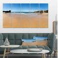 thumbnail image 1 of Calm Sandy Coastline Panorama - Oversized Beach Canvas Artwork, 1 of 3