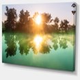 thumbnail image 2 of Beautiful Summer River At Sunset - Oversized Landscape Canvas Art, 2 of 3