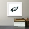 thumbnail image 3 of Gallery Pops NFL Philadelphia Eagles - Primary Mark Wall Art, White Framed Version, 12" x 12", 3 of 6