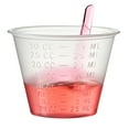 thumbnail image 2 of One Ounce Plastic All Purpose Measuring Cups for Medicine, Wine, Paint, Epoxy, Snacks, Crafts, Etc - 100 Cups Per Sleeve (1000), 2 of 4