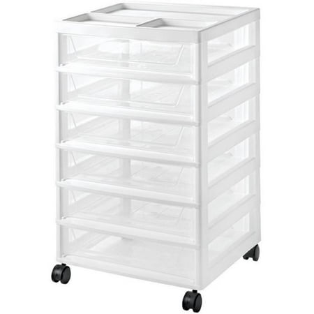 Iris 6 Drawer Sbook Cart 2 Pack White Com This On Opens A Dialog That Displays Additional Images For With The Option To Zoom In Or Out