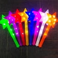 thumbnail image 6 of Light Up Magic Wands Glowing Sticks LED Flashing Stick Set of 10 Colorful Star Fairy Wand Children Birthday Party Supply, 6 of 20