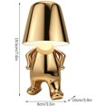 thumbnail image 2 of Little Golden Man llevó la luz de la noche de la barra de la lámpara de la lámpara regulable del control táctil de las lámparas de mesa, 2 of 3
