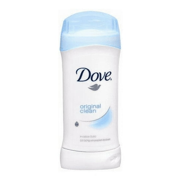 Dove Invisible Solid Antiperspirant Deodorant Stick Original Clean, 2.6 Oz, 4-Pack