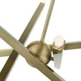 thumbnail image 4 of 46985-01 Livex Lighting Moco - 8 Light Chandelier in Modern Style - 26 Inches wide by 21 Inches high-Antique Brass Finish    -Traditional Installation, 4 of 11