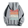 thumbnail image 3 of MHFRRA Sudaderas Casuales para Hombre para Uso Diario, Sudaderas Estampadas de Corte Relajado para Otoño E Invierno, Fáciles de Cuidar, Elegantes y Cómodas Gris claro, 3 of 4