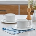 thumbnail image 4 of Stone Lain Sylvie 20-Piece Dinnerware Set Bone China, White, 4 of 6