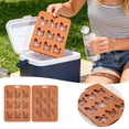 thumbnail image 2 of 9 Cavity Cat Ice Cube Chocolate Tray Mold, Silicone Party Maker Candy Mould, For Baking Pancake Cakes, 2 of 7