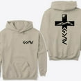 thumbnail image 4 of Unisex Christian Hoodie, “God Is Greater Than the Highs and Lows” Double-Sided Faith Graphic Pullover, Religious Hoodie for Men and Women, Sizes S–5XL, 4 of 7