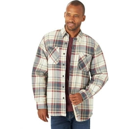 Wrangler Authentics Men's Long Sleeve Sherpa Lined Shirt Jacket