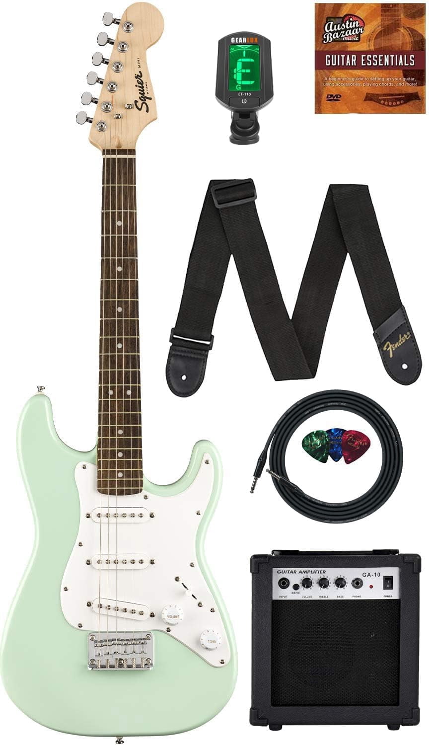 Fender Squier 3/4-Size Kids Mini Strat Electric Guitar - Dakota