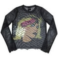thumbnail image 3 of Blondie Women's Long Sleeve T-Shirt: Punk Poster (Mesh) (Large), 3 of 3