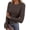 03-Brown, variant on Long Sleeve Shirts for Women Ribbed Knit Slim Fit Basic Tops Crewneck Tees Spring Fall Casual Underscrubs Layer Clothes White Large