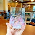 thumbnail image 2 of Starbucks Pink Sakura Color-changing Glass Coffee Mug Cup With Flower Stick, 2 of 5