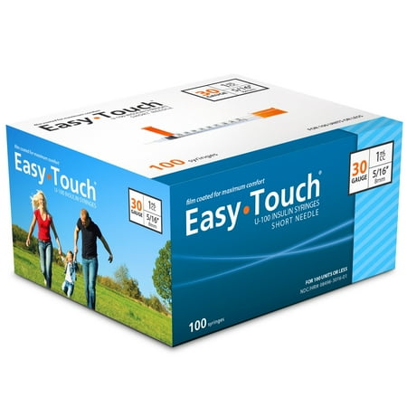 Medfusion Syringe Pump - Easy Touch Insulin Syringes 30 Gauge 1cc 5/16 in - 100 ea