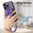 thumbnail image 6 of Phone Case for iPhone 14 Pro Max 6.7 inch Wallet Cover with Tempered Glass Screen Protector Slim Stand Credit Card Holder Cell iPhone14promax 5G i Phone14Max Plus iPhone14 ProMax Women Purple, 6 of 7