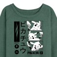 thumbnail image 3 of Pokémon - Pikachu Manga Panels - Women's Lightweight French Terry Long Sleeve Shirt, 3 of 5