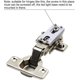 thumbnail image 4 of 16 Pack Cabinet Hinge Led Sensor Lights For Living Room/bedroom/wardrobe/kitchen Cabinets, Closet Night Light (warm White), 4 of 5