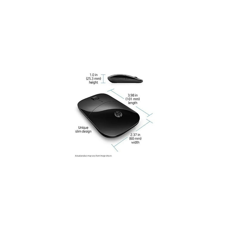 Black Wireless Z3700 V0L79AA#ABL Mouse HP