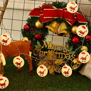PEONAVET Led Strings 10 LED Christmas LED Strings Christmas Tree Holiday Party Decoration Lantern