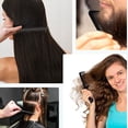 thumbnail image 4 of Peine de corte profesional, peine de peluquero de dientes finos y anchos, peine de corte de fibra de carbono negro, peine de peinado., 4 of 5