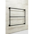 thumbnail image 2 of Kingston Brass DTM323630 36 x 32 in. Gallant Wall Mount Towel Rack, Matte Black, 2 of 6