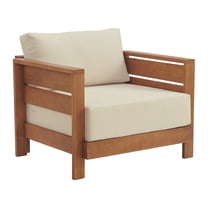Barton Weather Resistant Patio Outdoor Arm Chair with Stain-Resistant and Fade-Proof Cushions