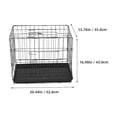 thumbnail image 2 of FENGGUIQU Jaula Plegable Para Perros Y Con Ventilado Y Fácil Almacenamiento, 2 of 6