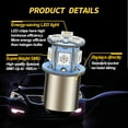 thumbnail image 3 of Ruiandsion 1157 LED Bulb BAY15D 12V Car Stop Tail Brake Reverse Rear Lights High/Low Beam Bulb Yellow 4pcs, 3 of 6